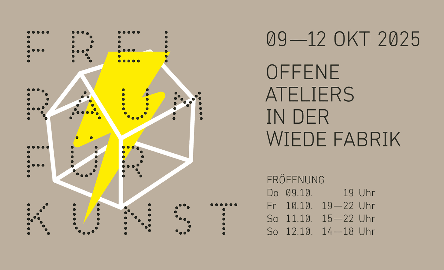 Wiede-Farbrik Offene Ateliers 09-12.10.2025 Wiede-Farbrik Offene Ateliers Herbst 2025